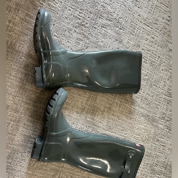 Hunter Tall Rain Boots Women - high gloss gray (graphite) - Picture 5 of 7